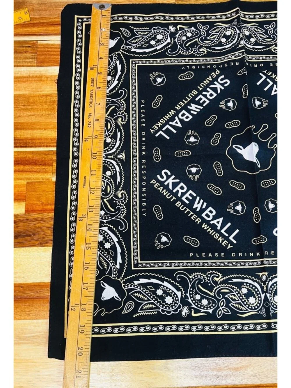 Vintage Seagrams & Skrewball bandanas, collectible, retro, cowboy, indie